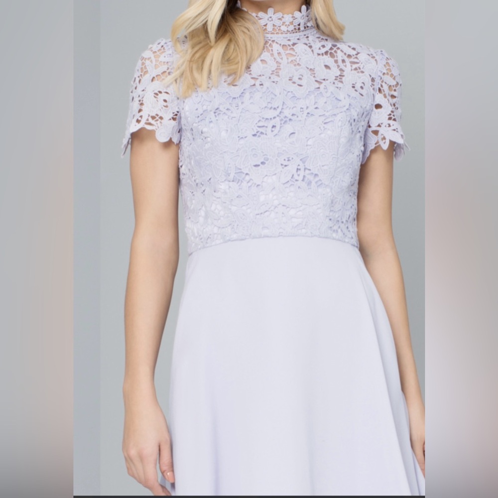 NWT Chi Chi London Dixie Dress size 6 spring wedding guest flutter sleeve